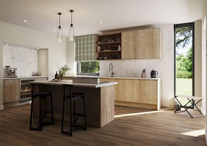 Laura Ashley Alfriston, Sage - Roman Blind - Image 6